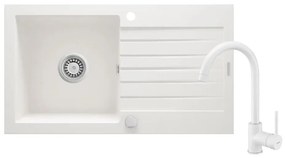 Deante ZQZVA113 - Кухненска мивка ZORBA 76x44 см с гранитен смесител