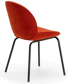 Оранжеви трапезни столове в комплект от 2 Vicky - Marckeric