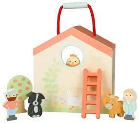 Дървена ферма с животни - Игрален комплект