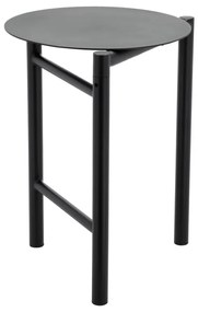 Черен метален стол Disc – Zone