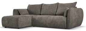 Сив ъглов диван (ляв ъгъл) Matera - Cosmopolitan Design