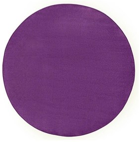 Тъмнолилав кръгъл килим ø 133 cm Fancy – Hanse Home