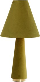 Зелена настолна лампа с текстилен абажур (височина 61 cm) Devia – Light &amp; Living