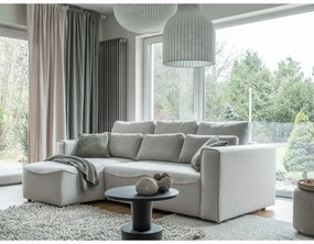 Кремав ъглов разтегателен диван (променлив) Homely Tommy - Miuform