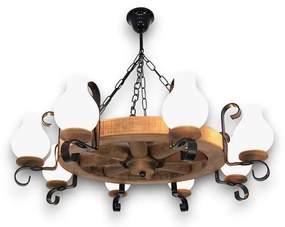 Brilagi - Пендел ROATA 8xE14/40W/230V бук