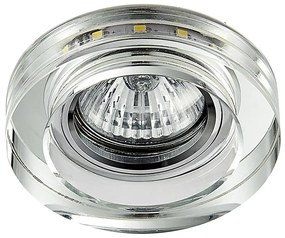 LED вградено осветително тяло ELEGANT DOUBLE LIGHT GU10/50W+LED/3W кръгло