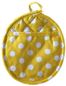 Horecano - Кръгла ръкохватка синя текстил/силикон (SOM-075Blue)