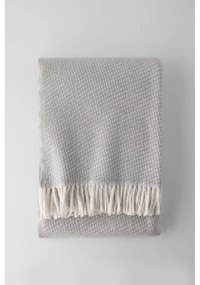 Светлосиво каре със съдържание на памук , 140 x 180 cm Ruby - Euromant