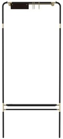 Черен метален комплект за коридор Lean On Me - UMAGE