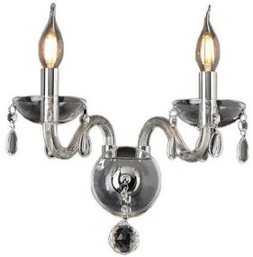 Аплика Blaze осветително тяло с две светлини-прозрачен