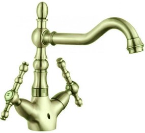 Стоящ смесител за кухня, Inter Ceramic, ICF 1008853BR, ретро стил