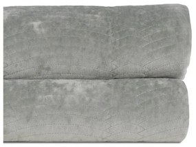 Сиво-зелено капитонирано покривало за легло 230x260 cm – Ixia