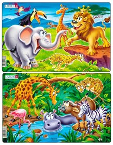 Larsen - Пъзел: Серия "Джунгла" – 14 части, среден