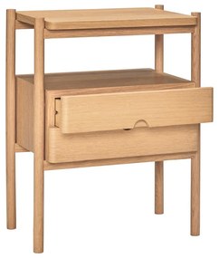 Нощно шкафче от декор от дъб в естествен цвят Appeal – Hübsch