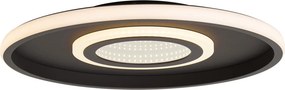 Модерна таванна лампа черна с LED и 3-степенен превключвател - Frini