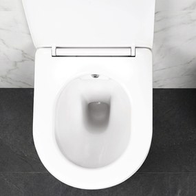 тоалетна чиния REA Carlo Lux Rimless с функция биде