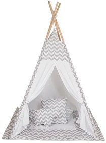 Детски театър Baby Adventure Teepee Grey Wave