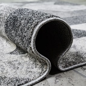 Сив килим с модерен модел Ширина: 80 см | Дължина: 150 см