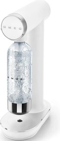 Машина за сода SMEG Collezione SKC01WHM, 800 мл, CO2, Предпазен клапан, Тавичка за отцеждане, Ръчна, Бял мат