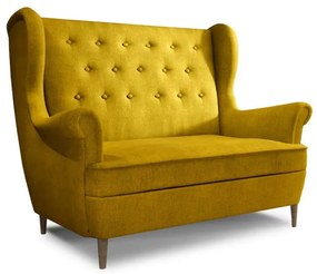 Жълт диван 150 cm Aros – ELTAP