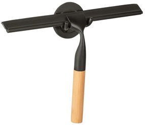 WENKO 24834100 - Шпатула BAMBUS 24,5x17 cm неръждаема стомана/черна/кафява