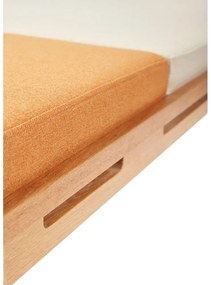 Оранжево-кремава пейка Amber - Hübsch