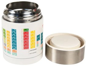Детски термос за храна в кремав и сребрист цвят 450 ml Periodic Table – Rex London