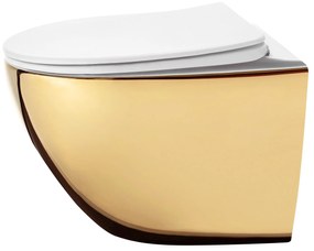 тоалетна чиния Rea Carlo Mini Tornado NF WHITE GOLD