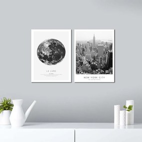 Картини в комплект 2 бр. 30x40 cm New York City – Wallity