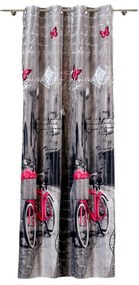 Сива завеса 140x245 cm Mercato - Mendola Fabrics