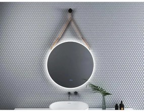 LED огледало за баня, D800, 80x80см, Inter Ceramic, 1909LB