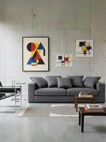 Диван Pilo two seater-160φ 90β cm.-Gray