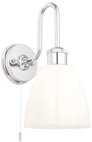 Endon 95506 -Стенно осветително тяло за баня PIPER 1xE27/10W/230V IP44 лъскав хром