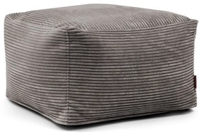 Тъмносив пуф от рипсено кадифе Softbox MooG – SLOWDOWN