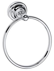 Закачалка за кърпи 16x19 см, сребриста