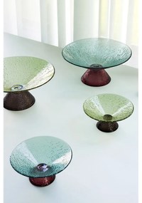 Червенo-синя стъклена купа купа за плодове ø 15 cm Bonbon – Hübsch