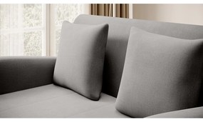 Сив кадифен сгъваем диван 130 cm Ario – ELTAP