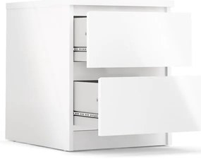 Бяло нощно шкафче Naia - Tvilum