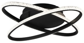 Черна LED светлина за таван Lane - Trio