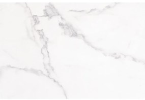 Бяла масичка за кафе с плот от имитация на мрамор 60x60 cm Barossa – Actona