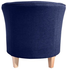 Тъмно син фотьойл Тъмно син Livia - Max Winzer