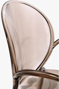 Светлокафяв пластмасов градински стол Camilla – Bizzotto