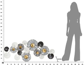 Метална декорация за стена , 143 x 64cm Troby - Mauro Ferretti