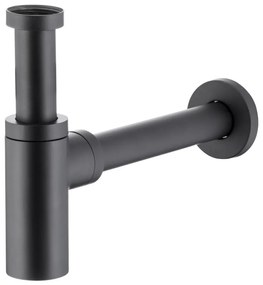 KFA Armatura 600-003-81 - Кръгъл сифон за мивка месинг/матов черен