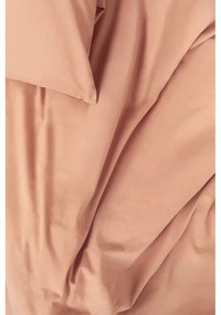 Естествено кафяво спално бельо за двойно легло от измит памук , 200 x 220 cm - Bonami Selection