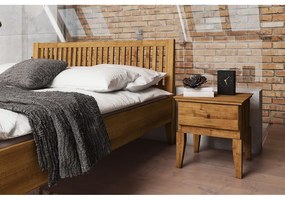 Дъбово двойно легло 200x200 cm Odys - The Beds