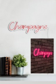 Светеща декорация за стена Champagne