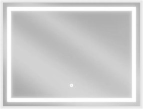 Mexen Miko подсветено огледало за баня 80 x 60 cm, LED 6000K, антипара - 9819-080-060-611-00