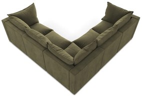 Ъглов диван в цвят каки Manao – Makamii