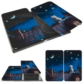 Капаци за печка в комплект от 2 броя от закалено стъкло 30x52 cm - Maximex